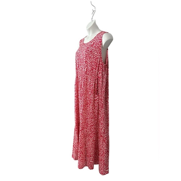 NWOT, Penningtons, Plus-Size Floral Maxi Dress, 24W, Red & White - Picture 5 of 10